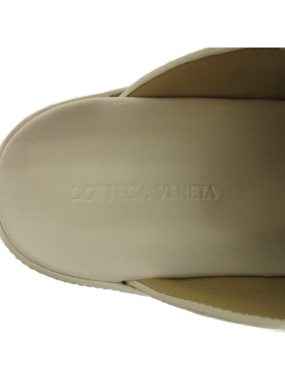 Bottega Veneta Wedge Clog Sandals Mules Croco Embossed Leather Thick Sole